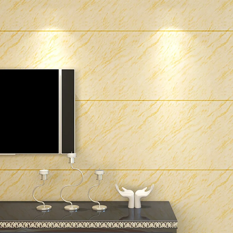 Background Film 3D - Modern imitation marble tile wallpaper simple