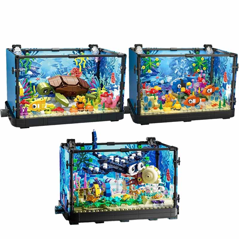 Aquarium Fish Breeding - Fish Tank Building Block Set with