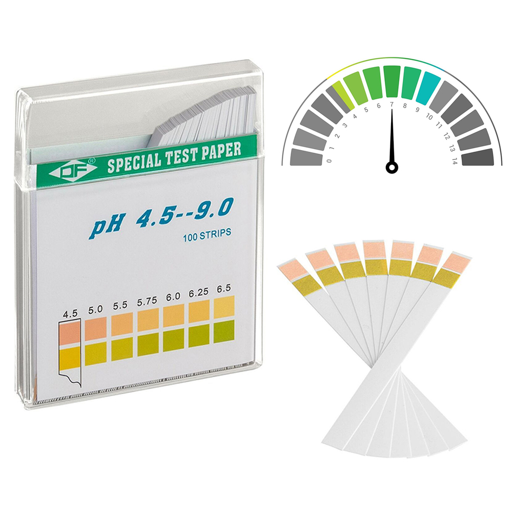 Aquarium Test Kit - 100Pcs PH Paper Strips Kit Household