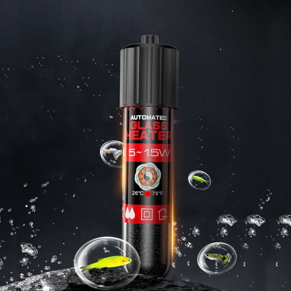 Aquarium Heater Submersible - 5/10/15W Submersible Heater Rod USB Automatic