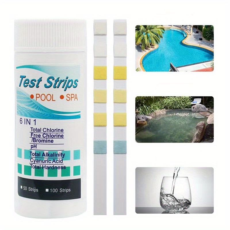 Aquarium Fish Breeding - 6-in-1 Pool & Spa Water Test