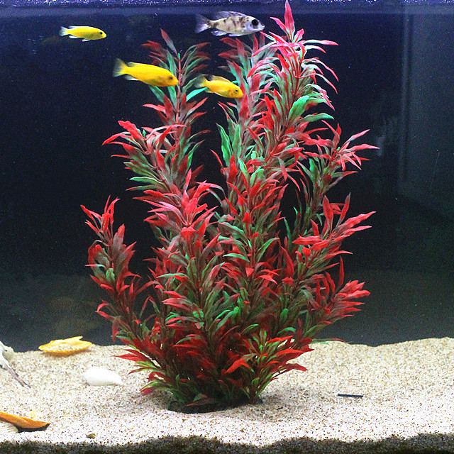 Aquarium Fish Breeding - 50CM Artificial Fish Tank Rare Plants