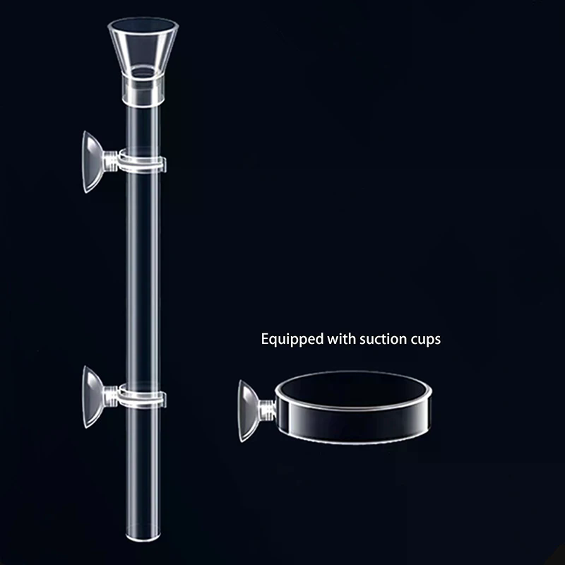Aquarium Fish Holiday Food - Acrylic Aquarium Feeder Tube Dish Transparent