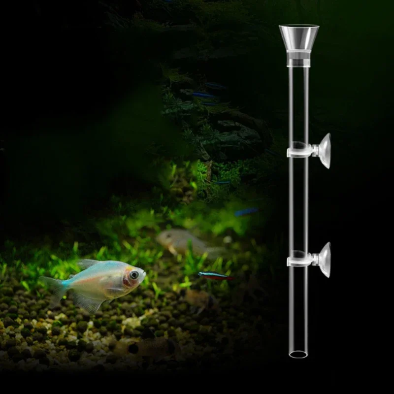 Aquarium Fish Holiday Food - Acrylic Aquarium Feeder Tube Dish Transparent