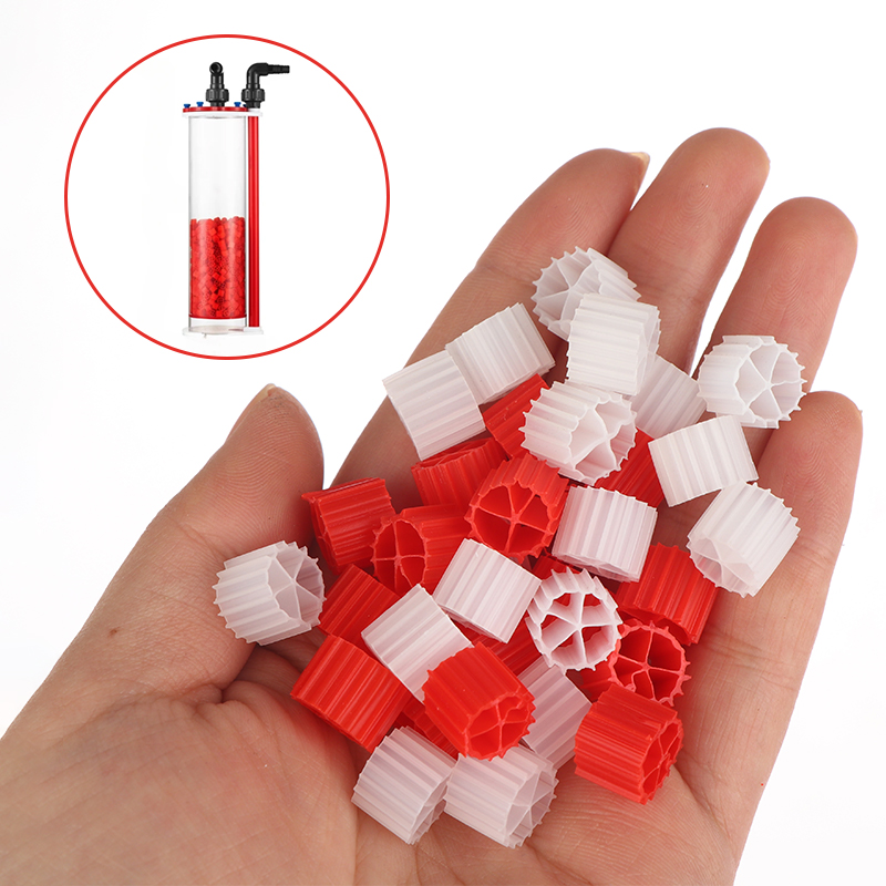 New White & Red K1 Bio Balls F - Aquarium Fish Ball recension och pris