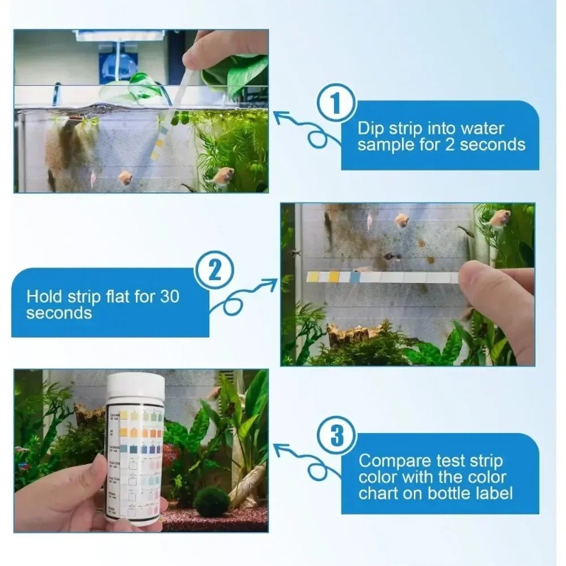 Aquarium Test Strip  Freshwate - Aquarium Test Kit recension och pris