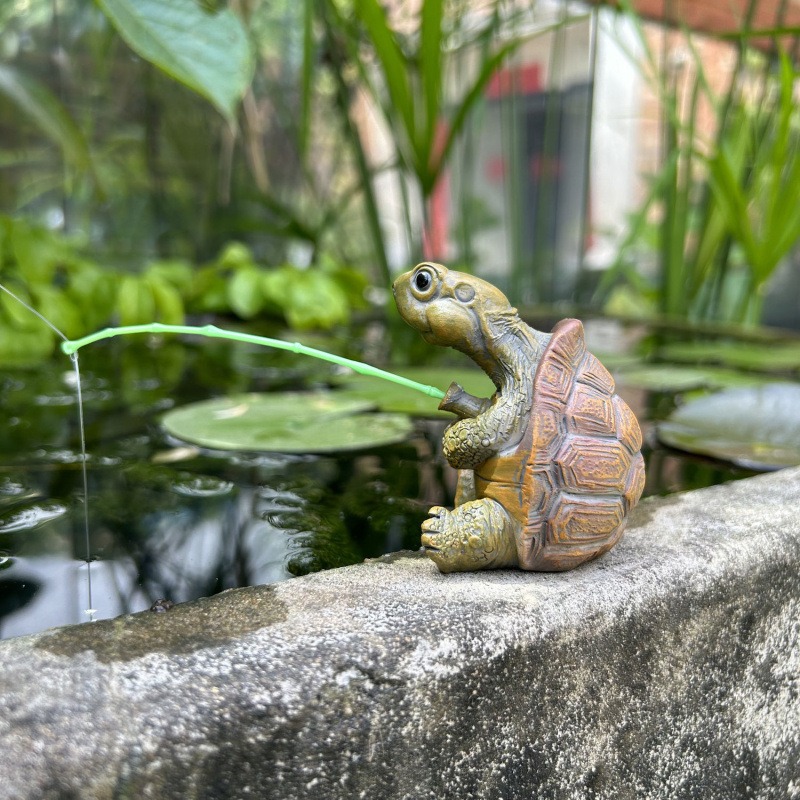 Turtle fishing fish tank aquar - Aquarium Fish Breeding recension och pris