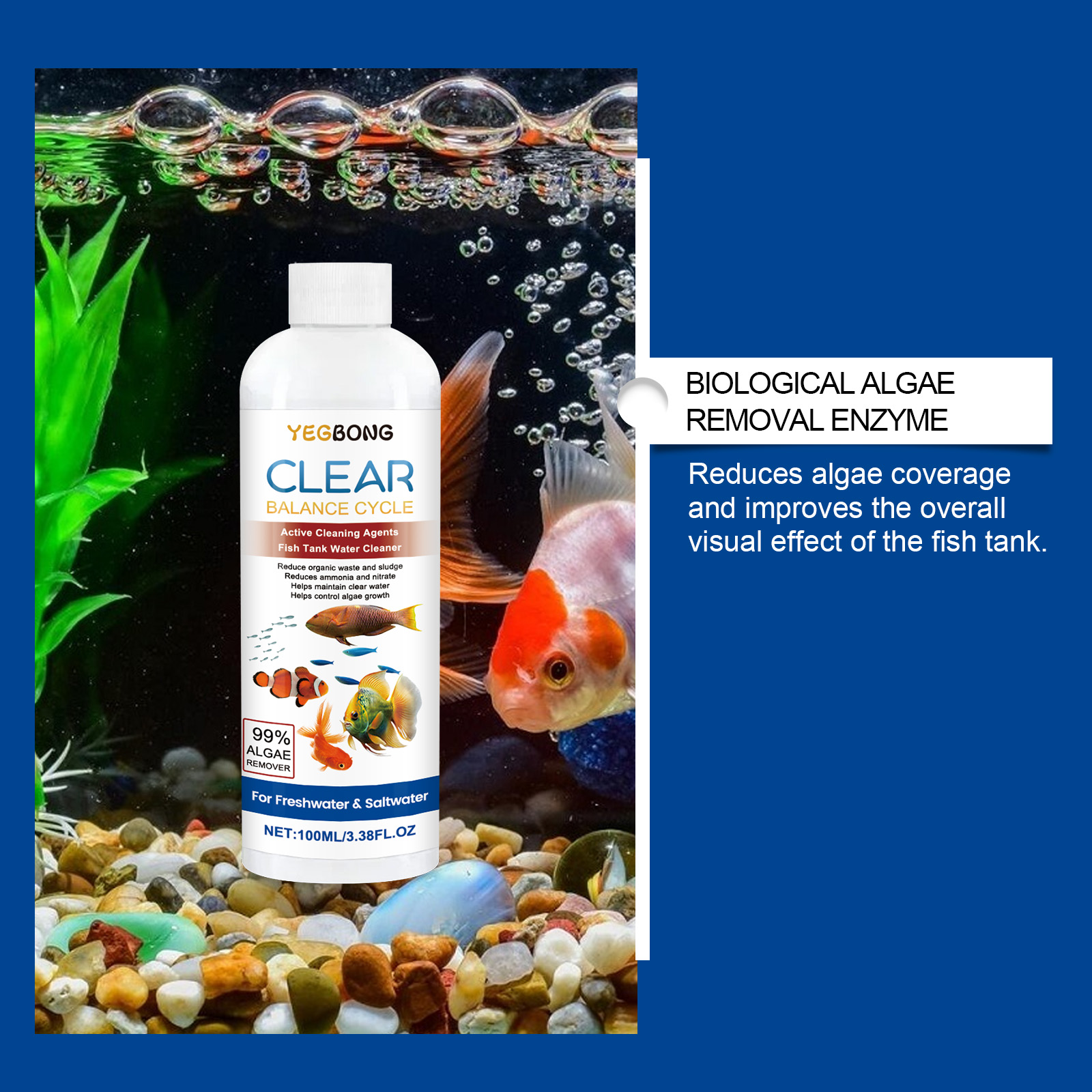 Aquarium Water Clarifier 100ml - Aquarium Fish Breeding recension och pris
