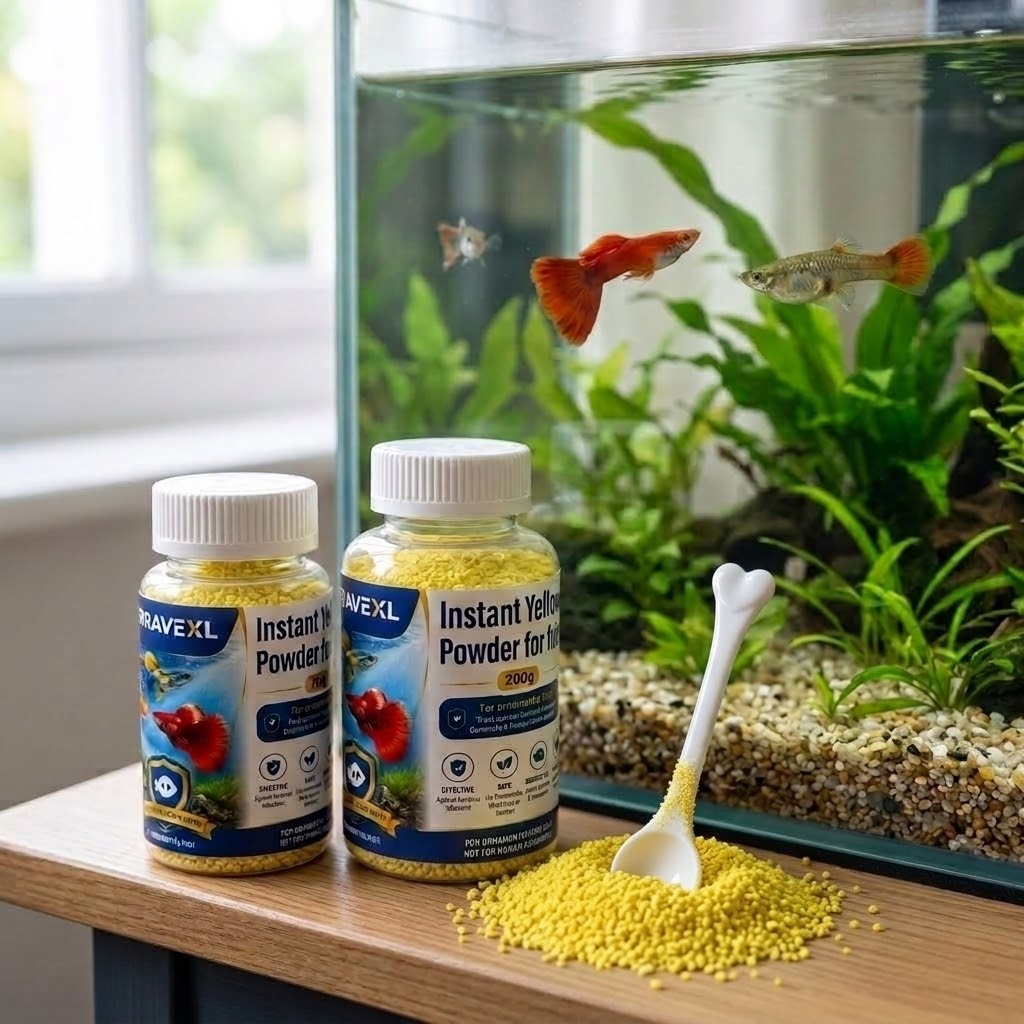 All-in-One Instant Yellow Powd - Aquarium Fish Vitamin recension och pris