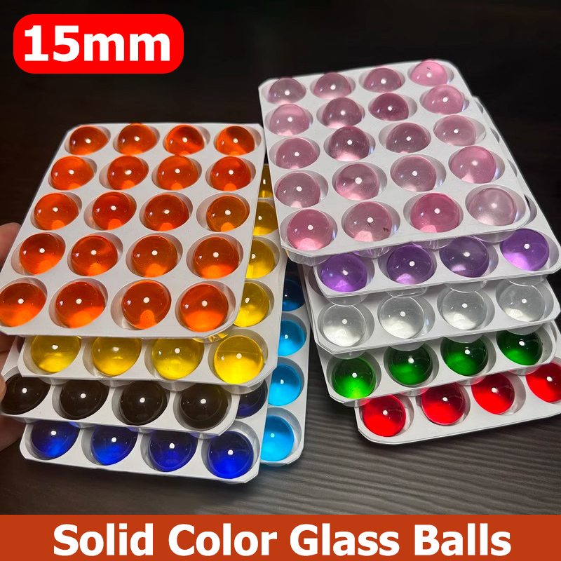 10/20pcs Solid Color Glass Bal - Aquarium Fish Ball recension och pris