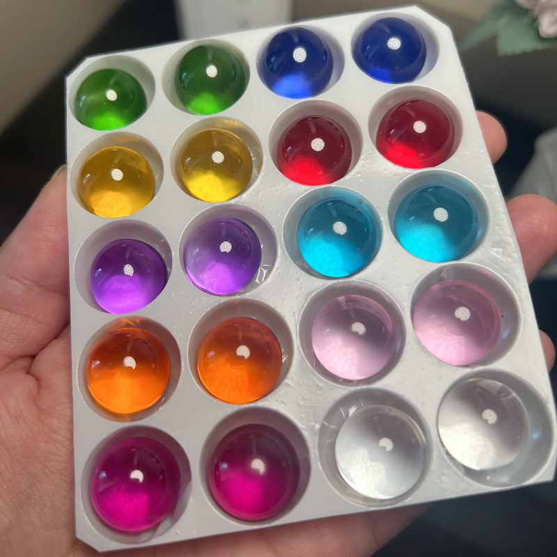 10/20pcs Solid Color Glass Bal - Aquarium Fish Ball recension och pris