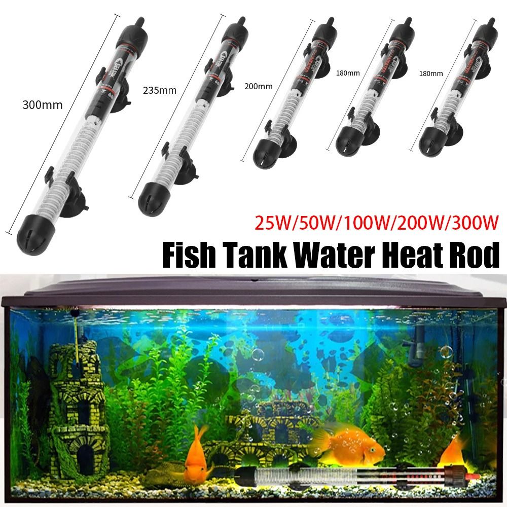 1Pcs 25W/50W/100W/200W/300W Th - Aquarium Heater Submersible recension och pris