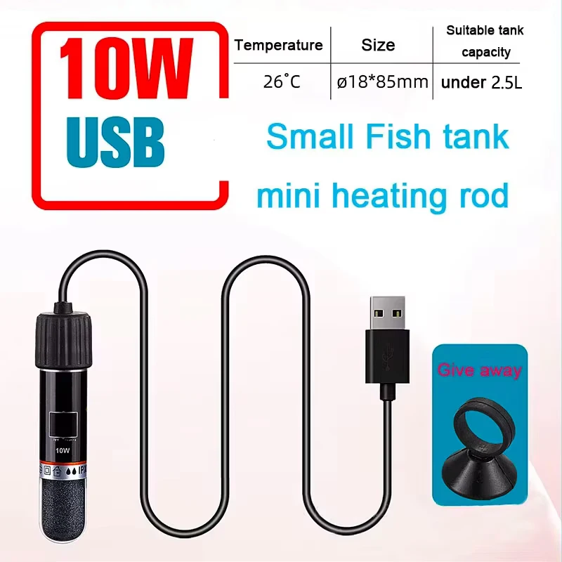 USB Mini Aquarium heating rod  - Aquarium Heater Submersible recension och pris