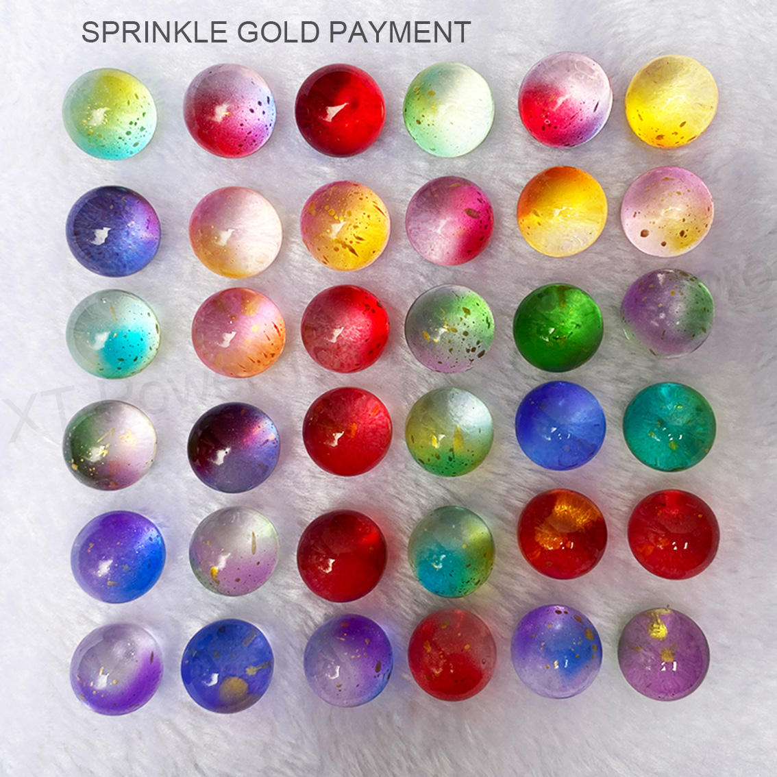 5-90PCS 16mm Colorful Glass Ma - Aquarium Fish Ball recension och pris