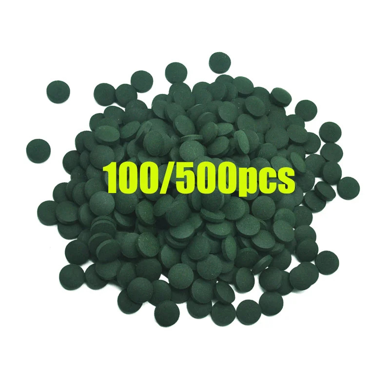 50/100/300/500pcs Spirulina Ta - Aquarium Fish Holiday Food recension och pris