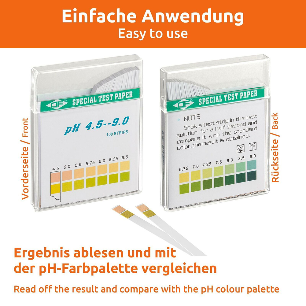 100Pcs PH Paper Strips Kit Hou - Aquarium Test Kit recension och pris