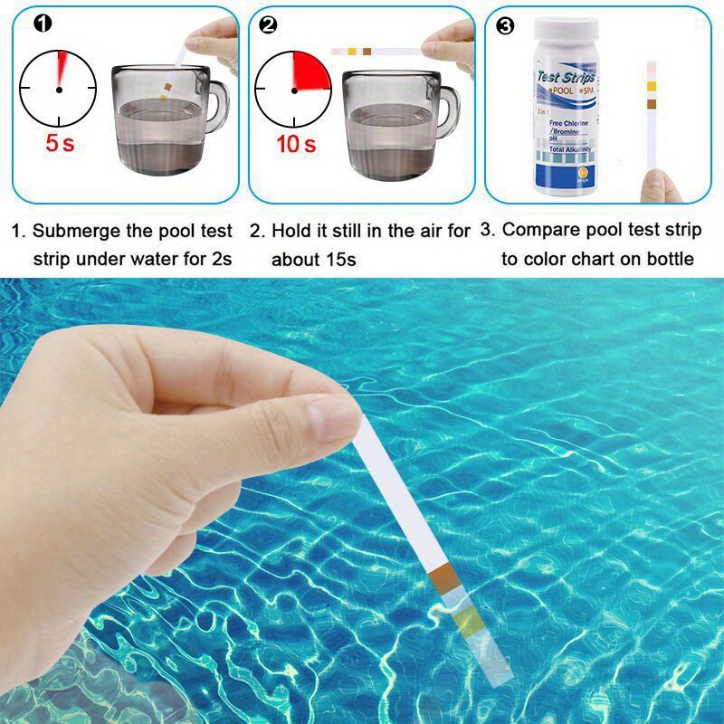 Chlorine PH Test Strips SPA Sw - Aquarium Test Kit recension och pris