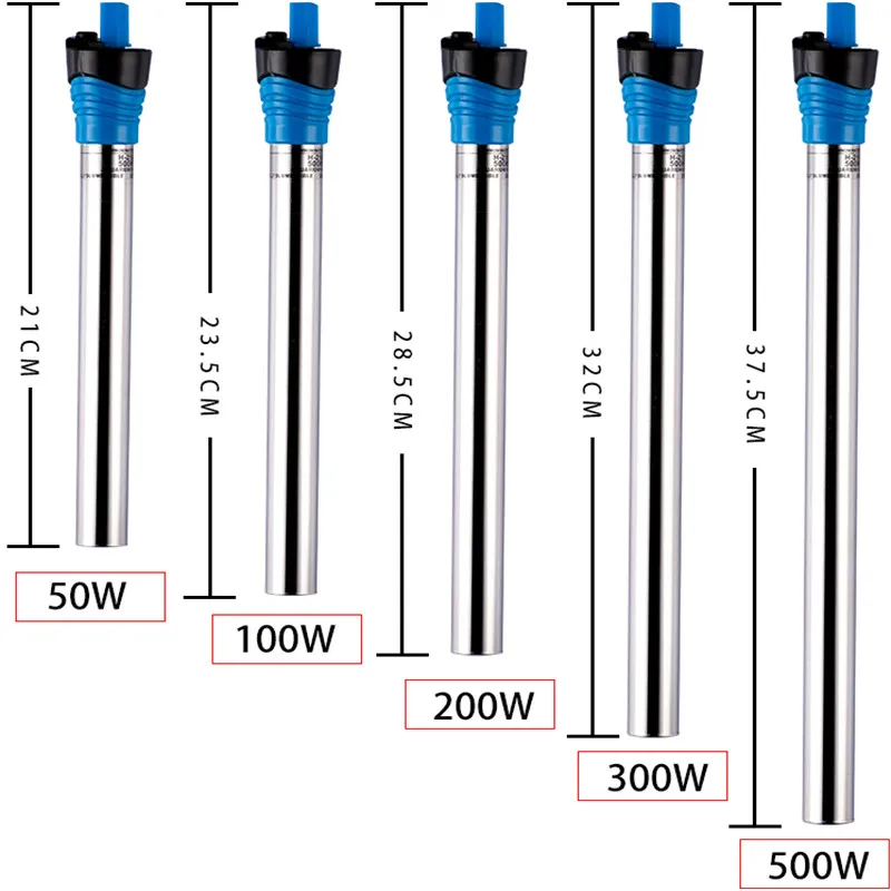 50W/100W/200W/300W/500W Submer - Aquarium Heater Submersible recension och pris