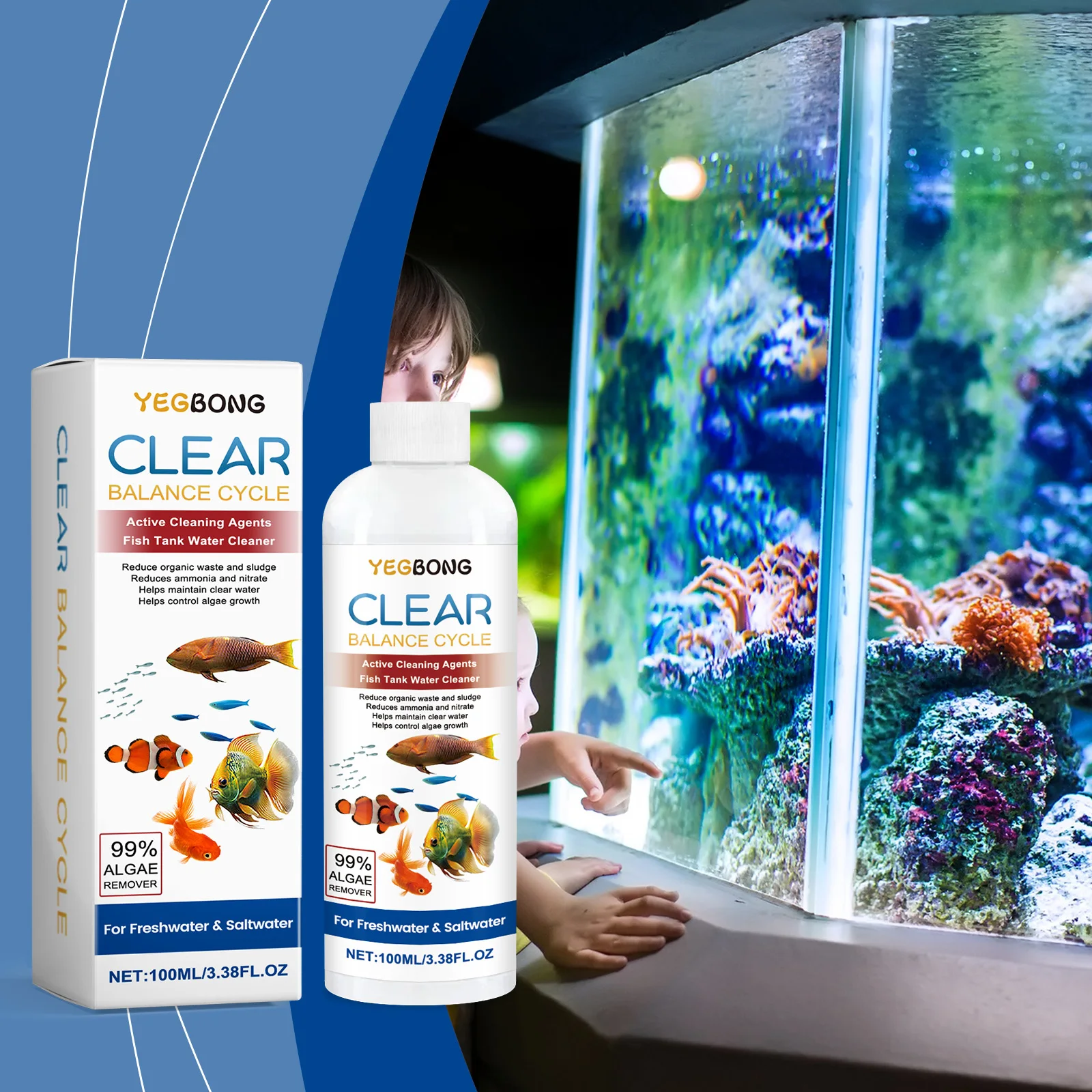 Algae Remover for Fish Tanks,  - Aquarium Fish Breeding recension och pris