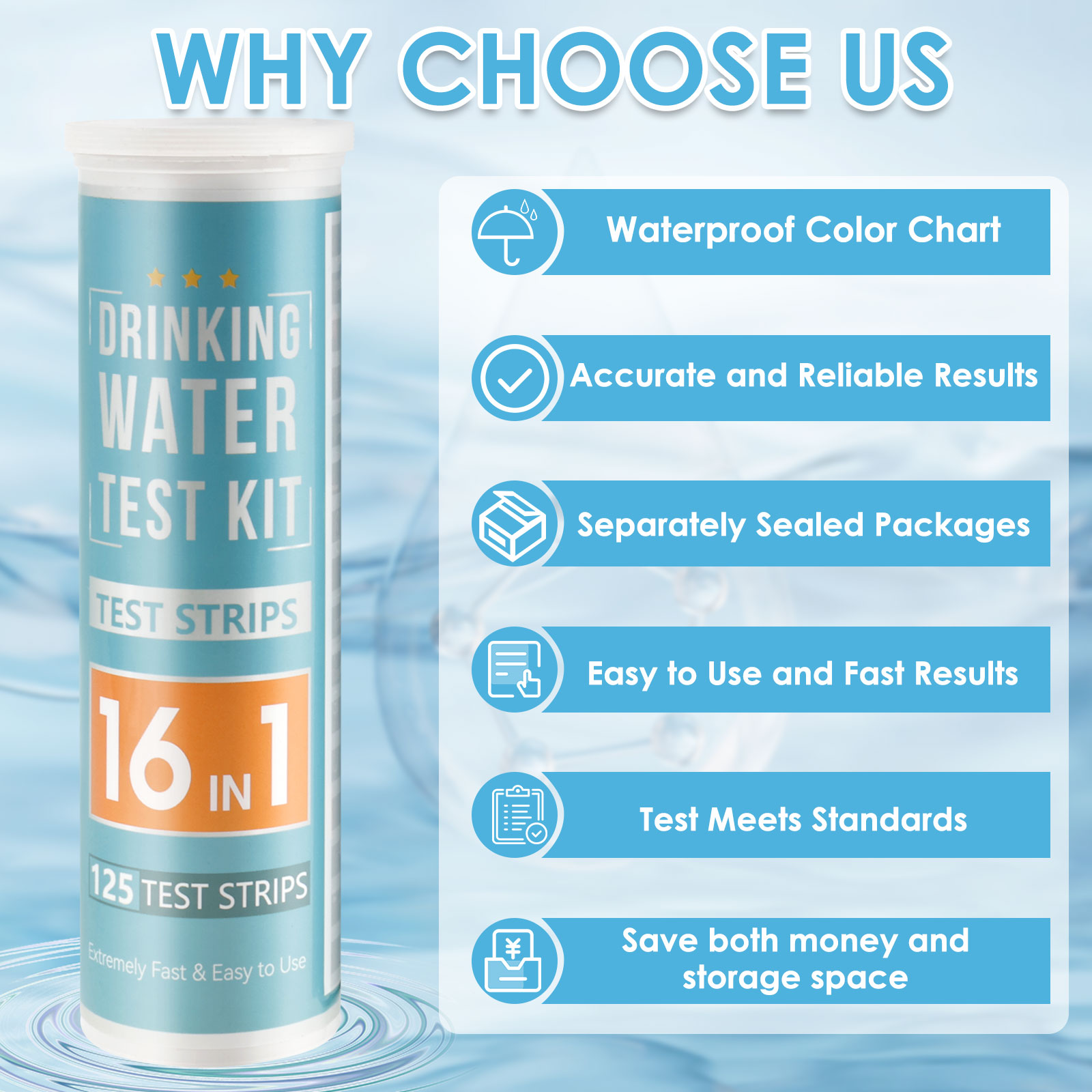 5-17 in 1 Aquarium Test Strips - Aquarium Test Kit recension och pris