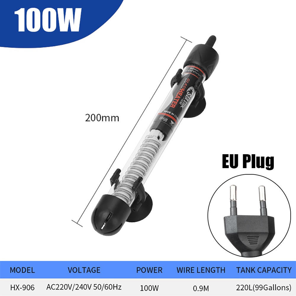1Pcs 25W/50W/100W/200W/300W Th - Aquarium Heater Submersible recension och pris