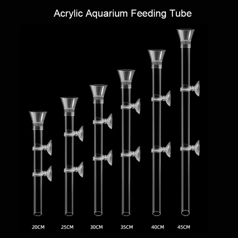 Acrylic Aquarium Feeder Tube D - Aquarium Fish Holiday Food recension och pris