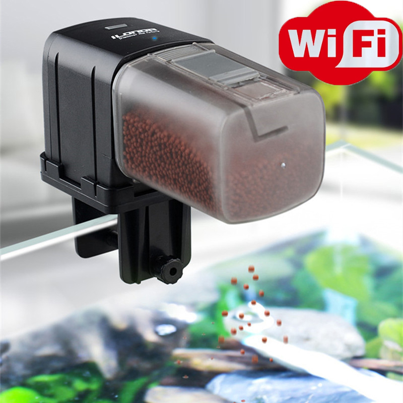 Smart WiFi Fish Feeder Remote  - Aquarium Fish Holiday Food recension och pris